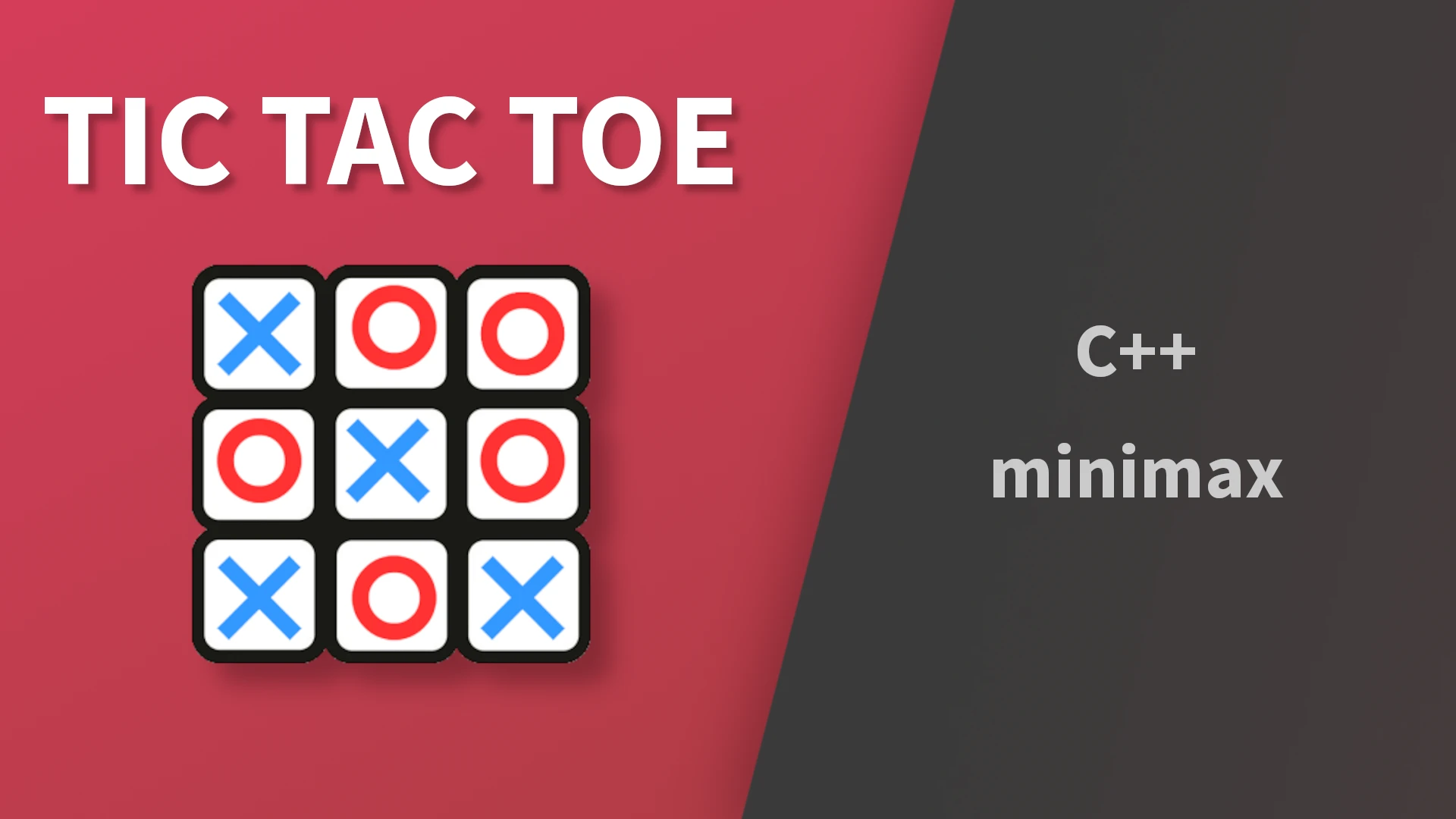 Tic-Tac-Toe Minimax project